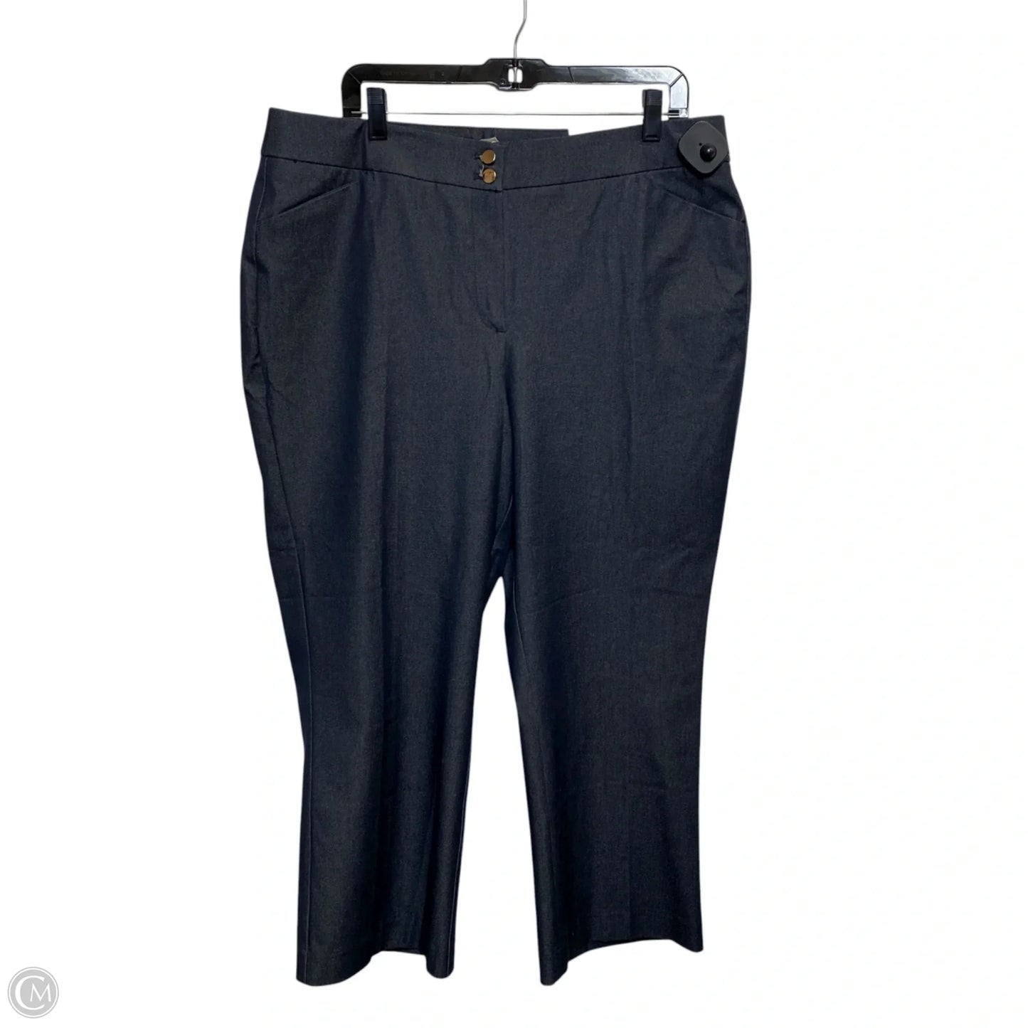 Pants Cropped By Chicos In Grey, Size: 14