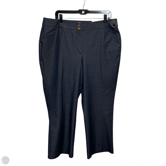 Pants Cropped By Chicos In Grey, Size: 14