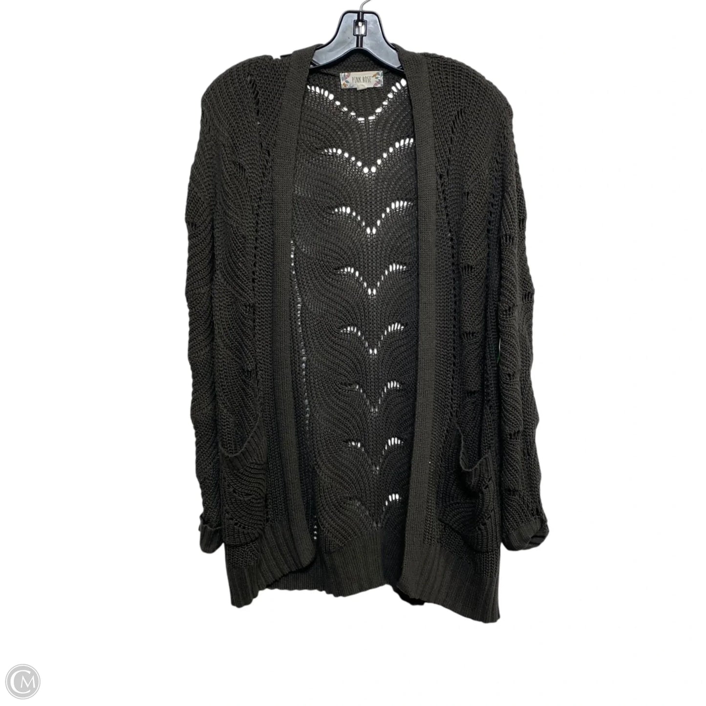 Cardigan By Pink Rose In Grey, Size: S