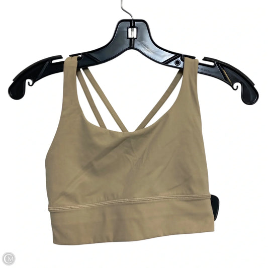 Athletic Bra Designer By Lululemon In Tan, Size: S