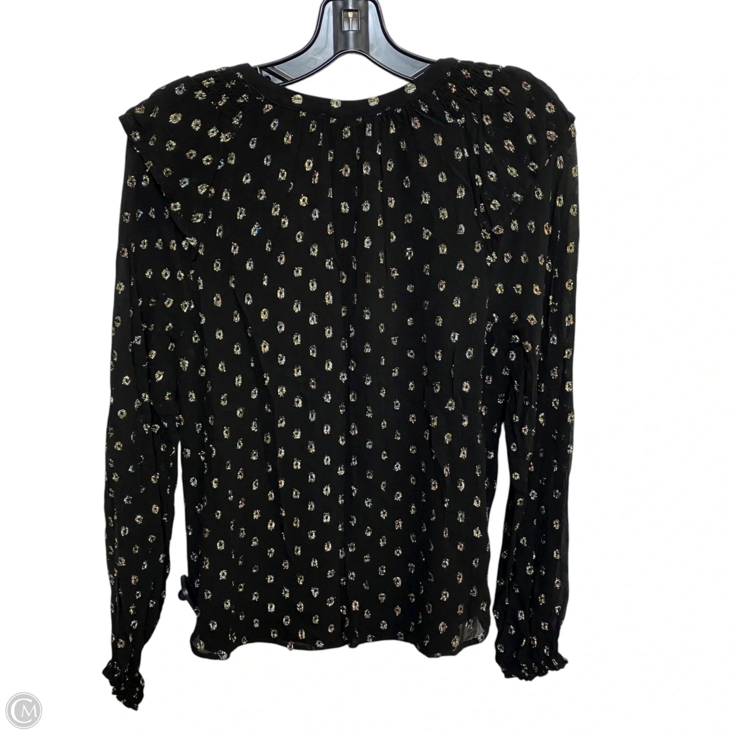 Top Long Sleeve By Loft In Black, Size: S