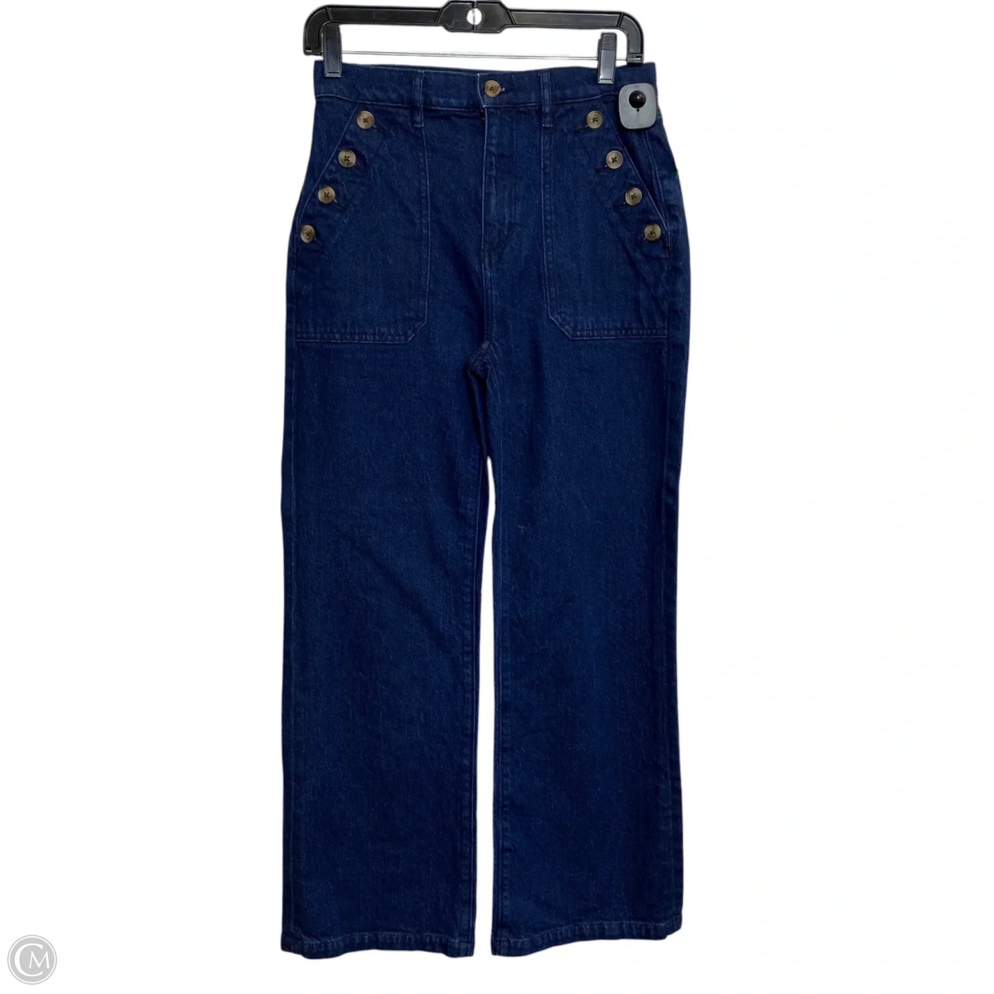 Jeans Wide Leg By Loft In Blue Denim, Size: 2