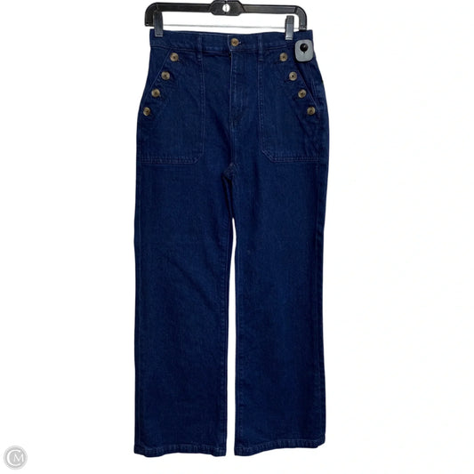 Jeans Wide Leg By Loft In Blue Denim, Size: 2