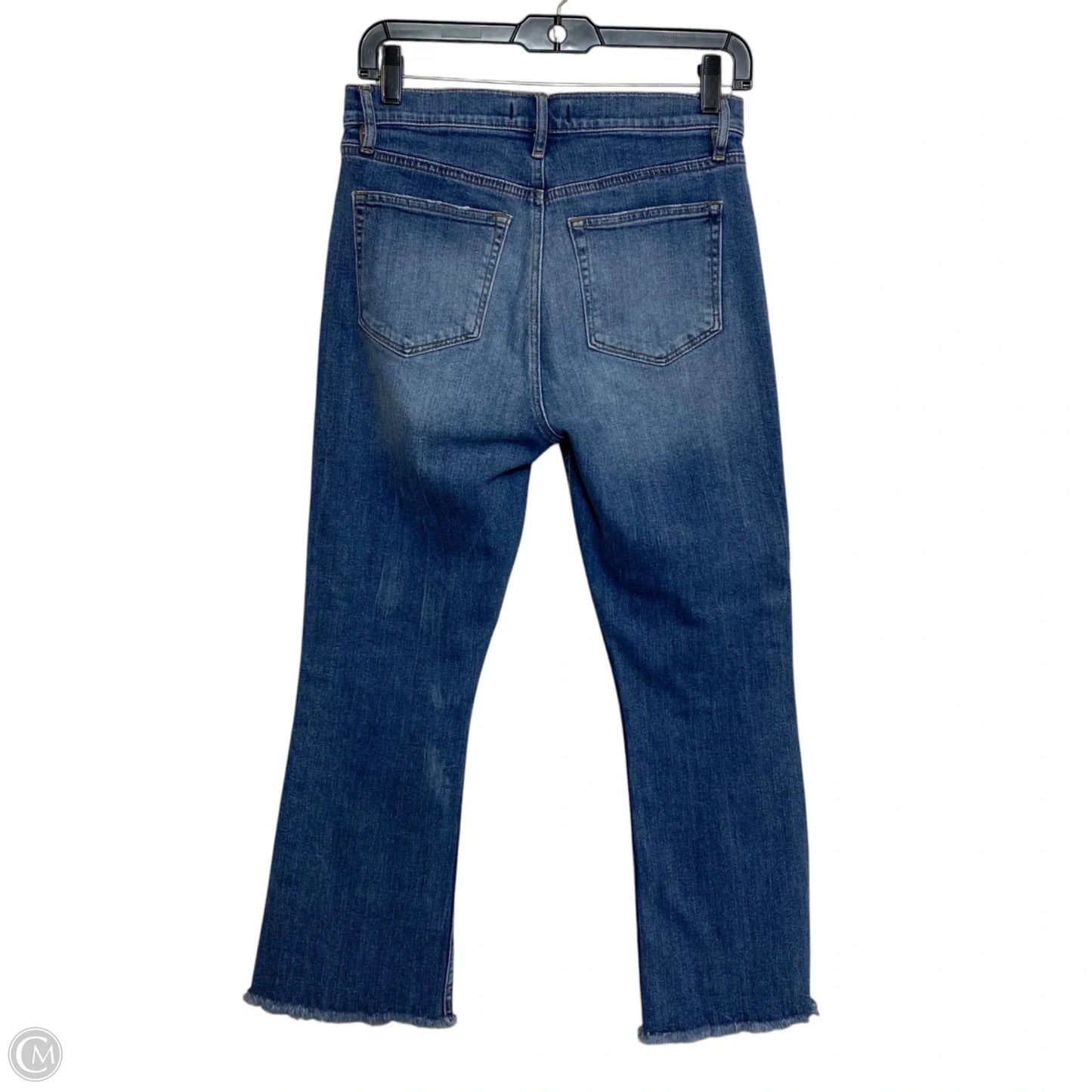 Jeans Cropped By Loft In Blue Denim, Size: 2