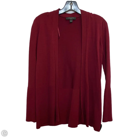 Cardigan By Ann Taylor In Red, Size: Sp