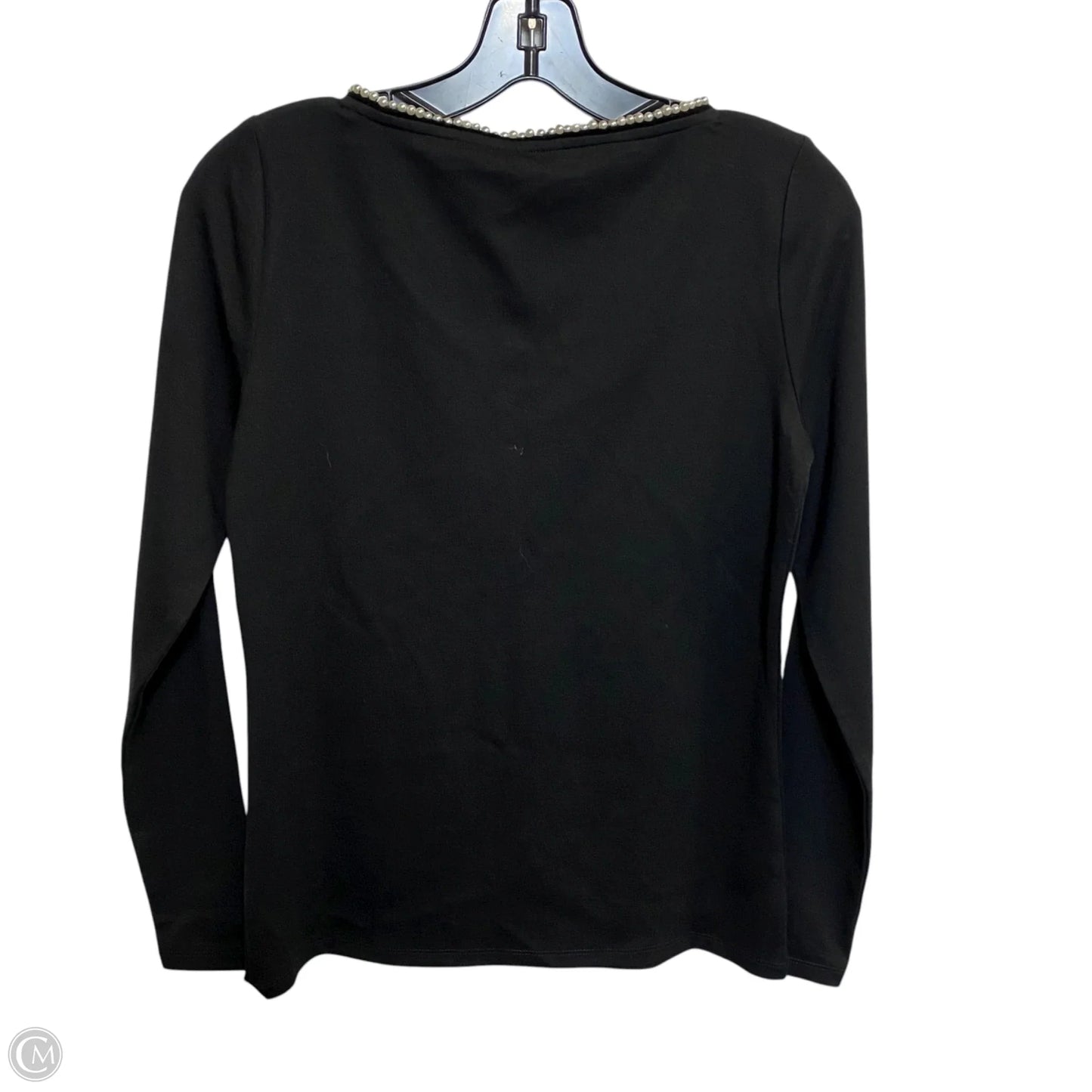 Top Long Sleeve By Ann Taylor In Black, Size: Xxs