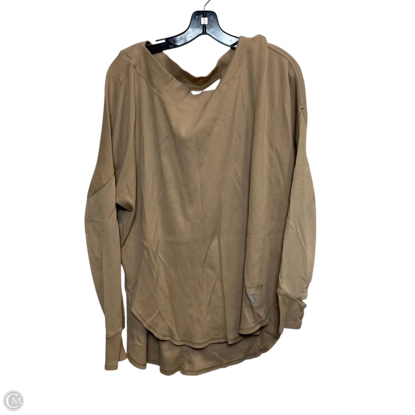 Top Long Sleeve By Free People In Tan, Size: L