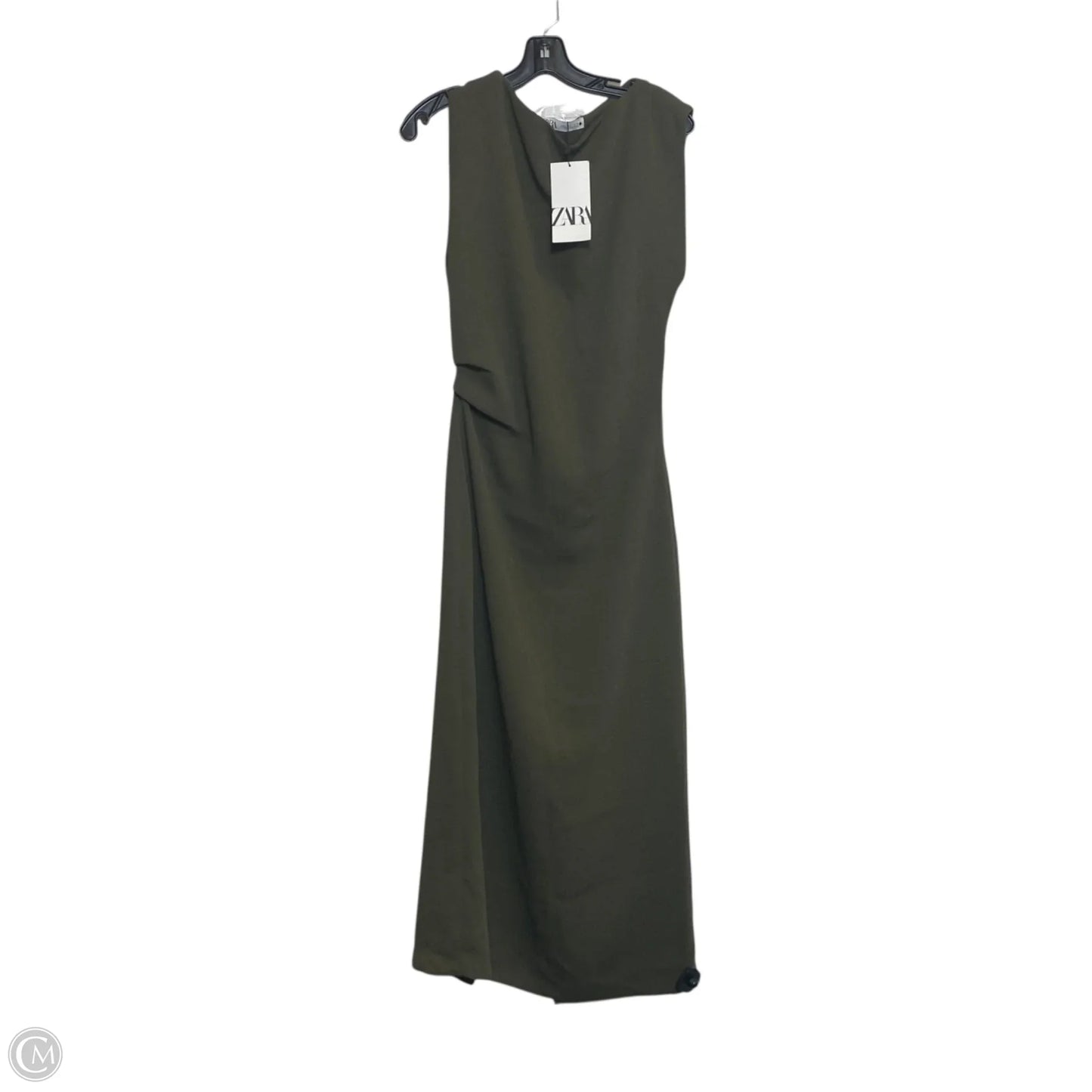 Dress Casual Maxi By Zara In Green, Size: L