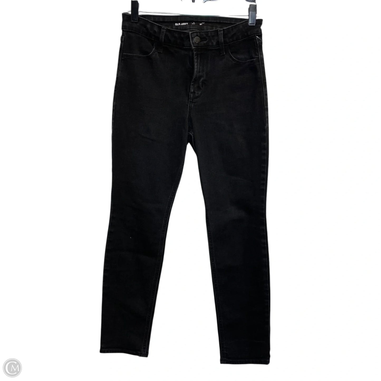 Jeans Straight By Old Navy In Black Denim, Size: 6p