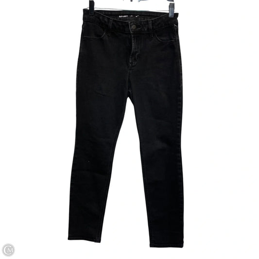 Jeans Straight By Old Navy In Black Denim, Size: 6p