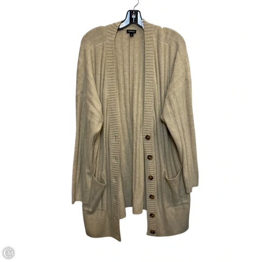 Sweater Cardigan By Torrid In Tan, Size: 2x