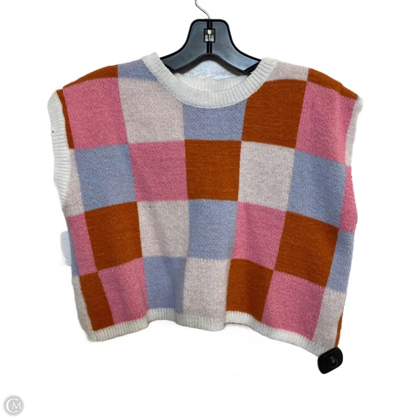 Sweater Short Sleeve By Cmf In Multi-colored, Size: M