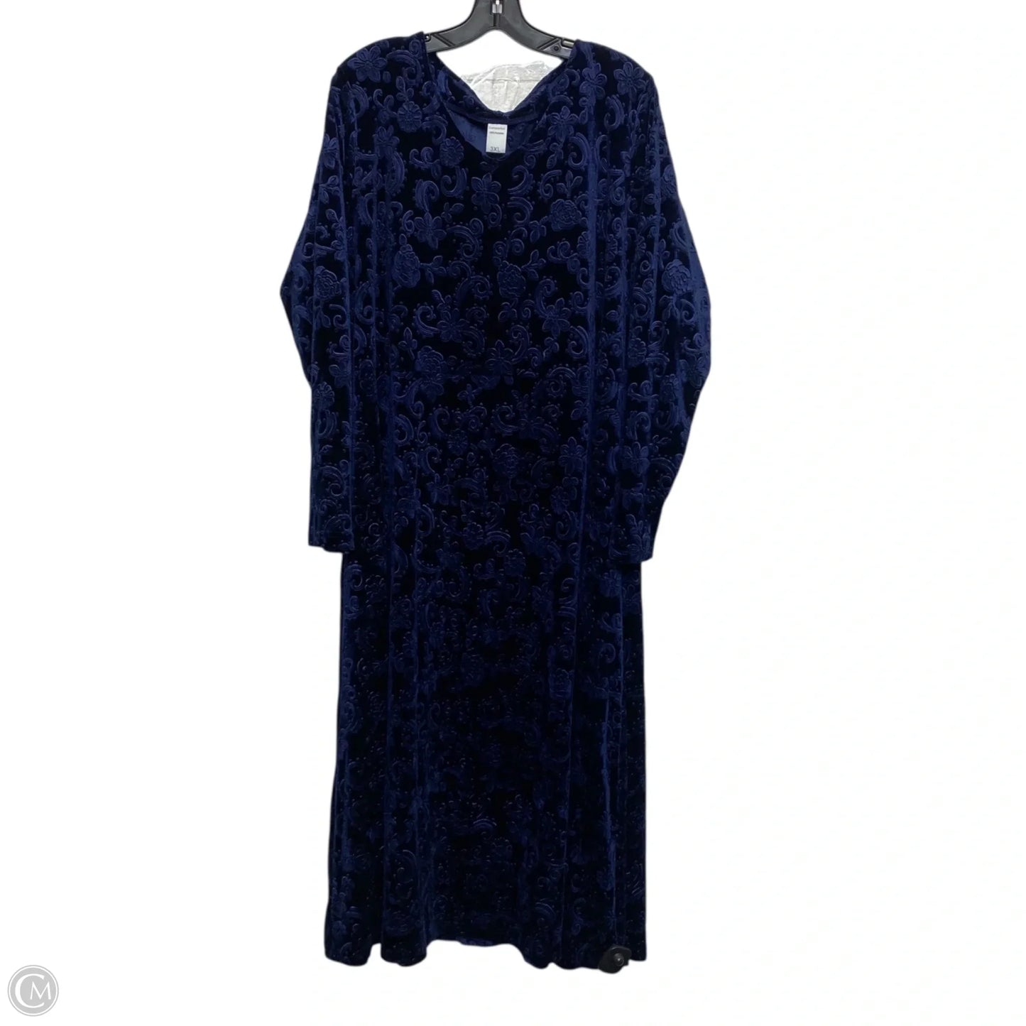 Dress Party Midi By Cmf In Blue, Size: 3x