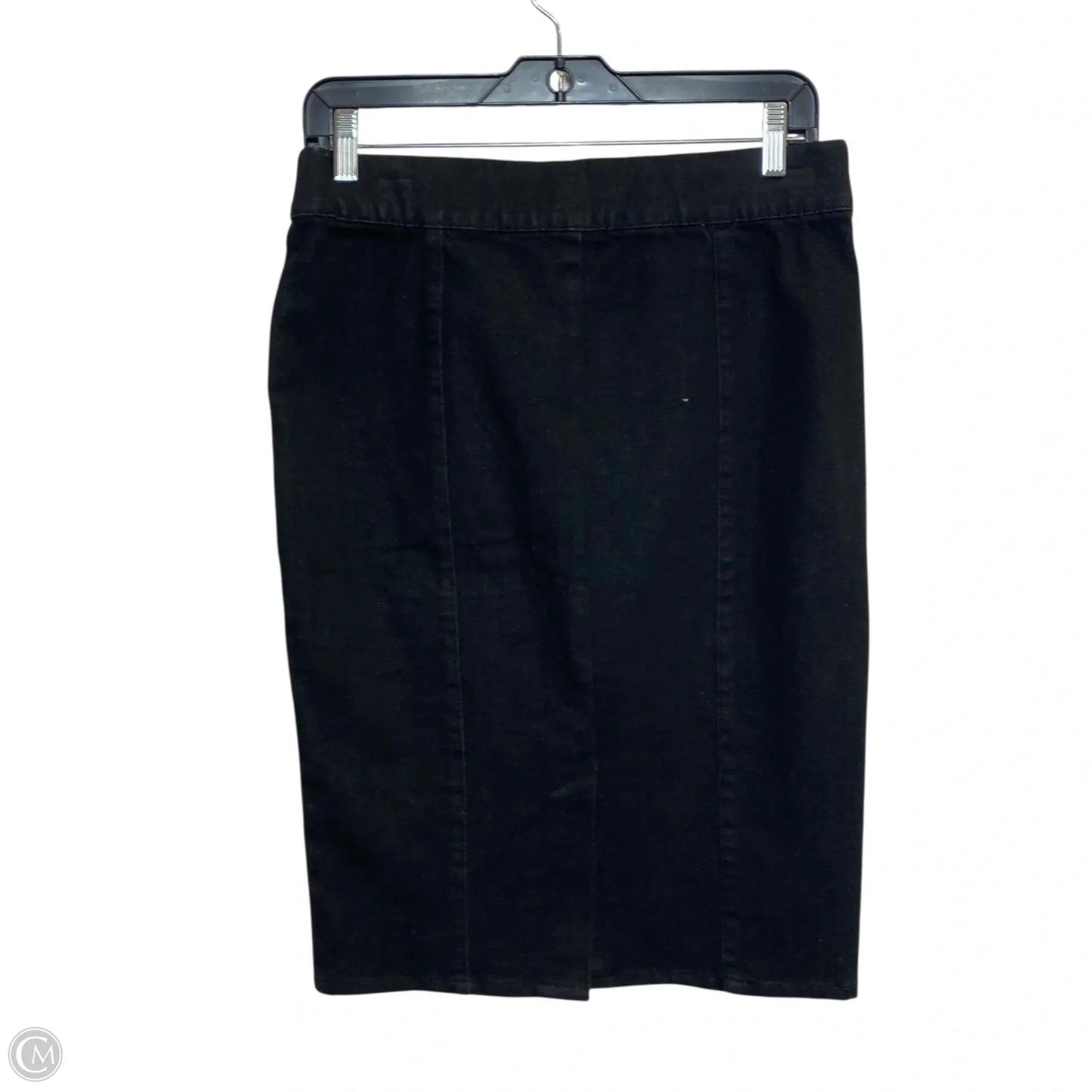 Skirt Mini & Short By Chaps In Black Denim, Size: S