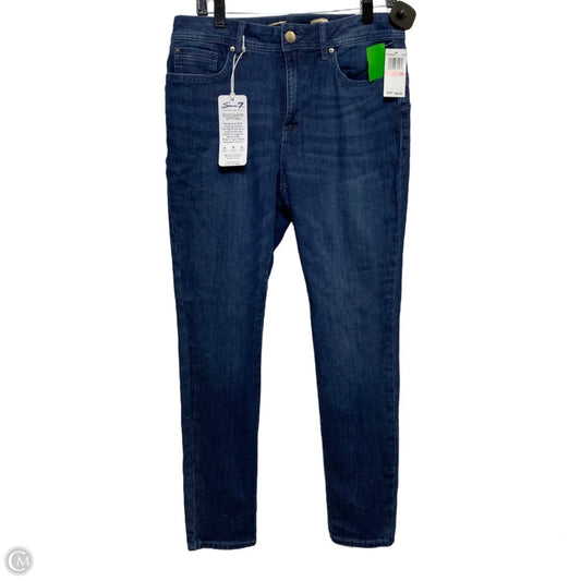 Jeans Skinny By Seven 7 In Blue Denim, Size: 10