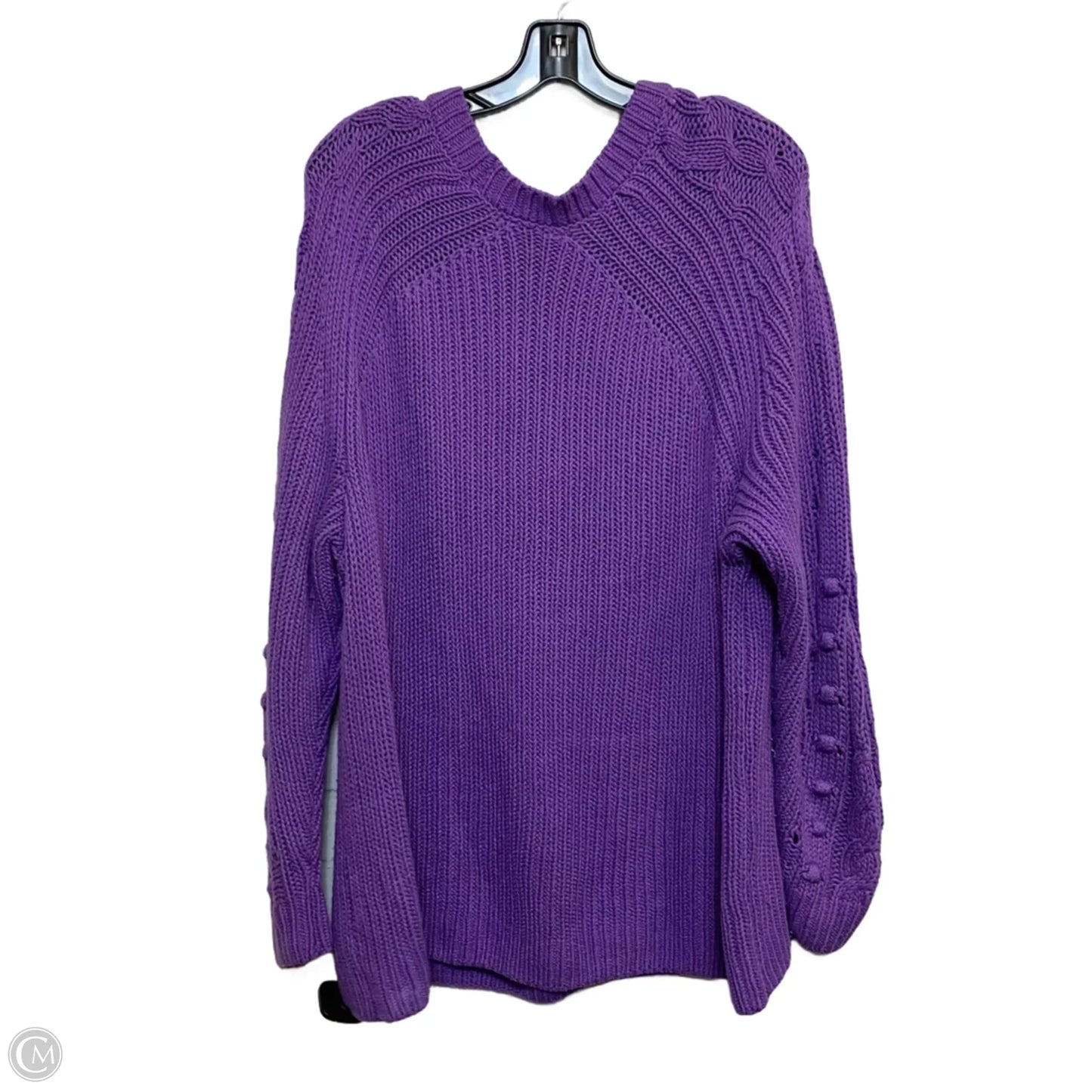 Sweater By Lane Bryant In Purple, Size: 3x