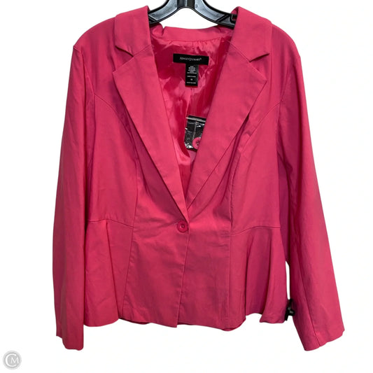 Blazer By Ashley Stewart In Pink, Size: Xl