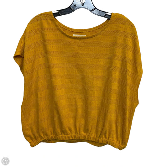 Top Sleeveless By Madewell In Yellow, Size: Xl