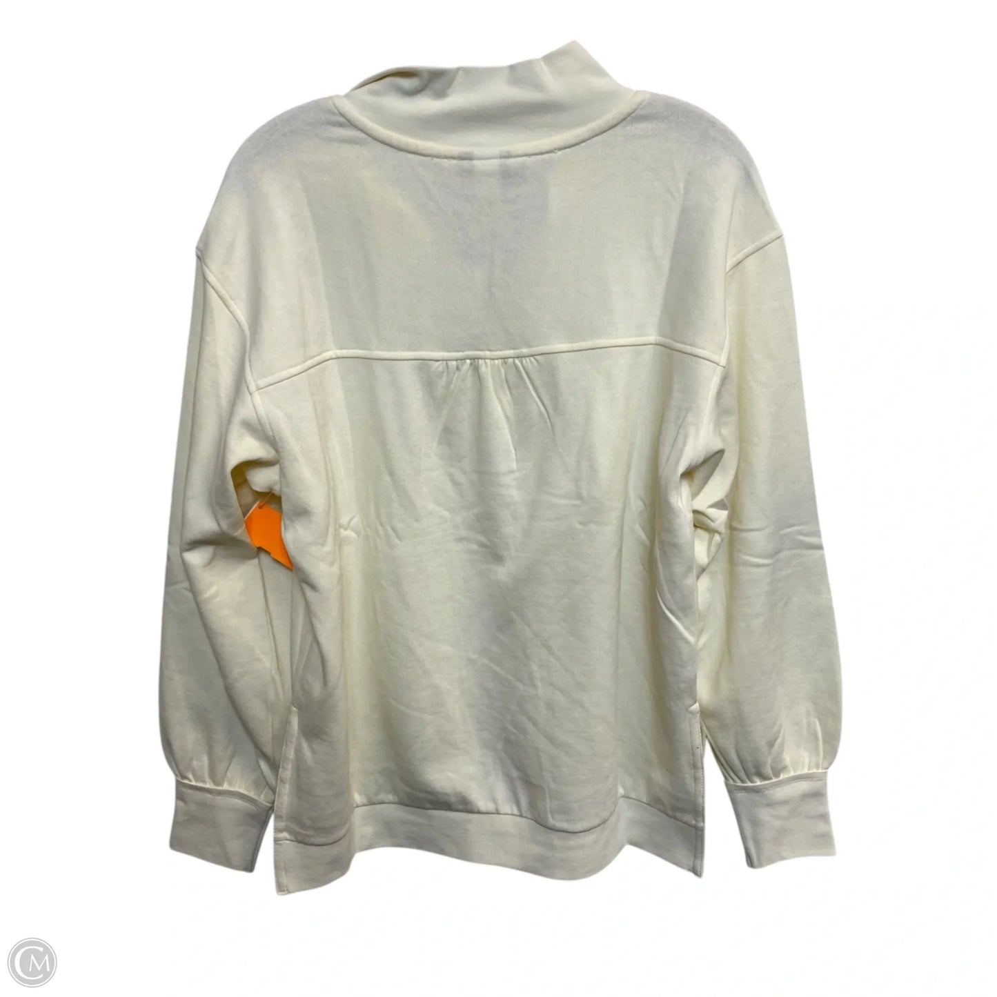 Sweatshirt Collar By Charles River Apparel In Cream, Size: M