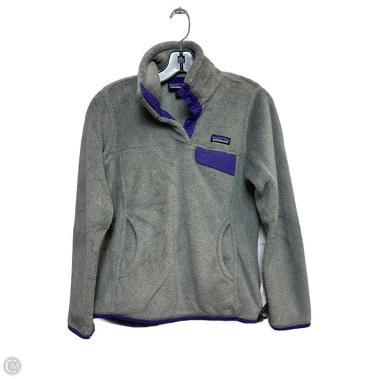 Jacket Fleece By Patagonia In Grey, Size: Xs