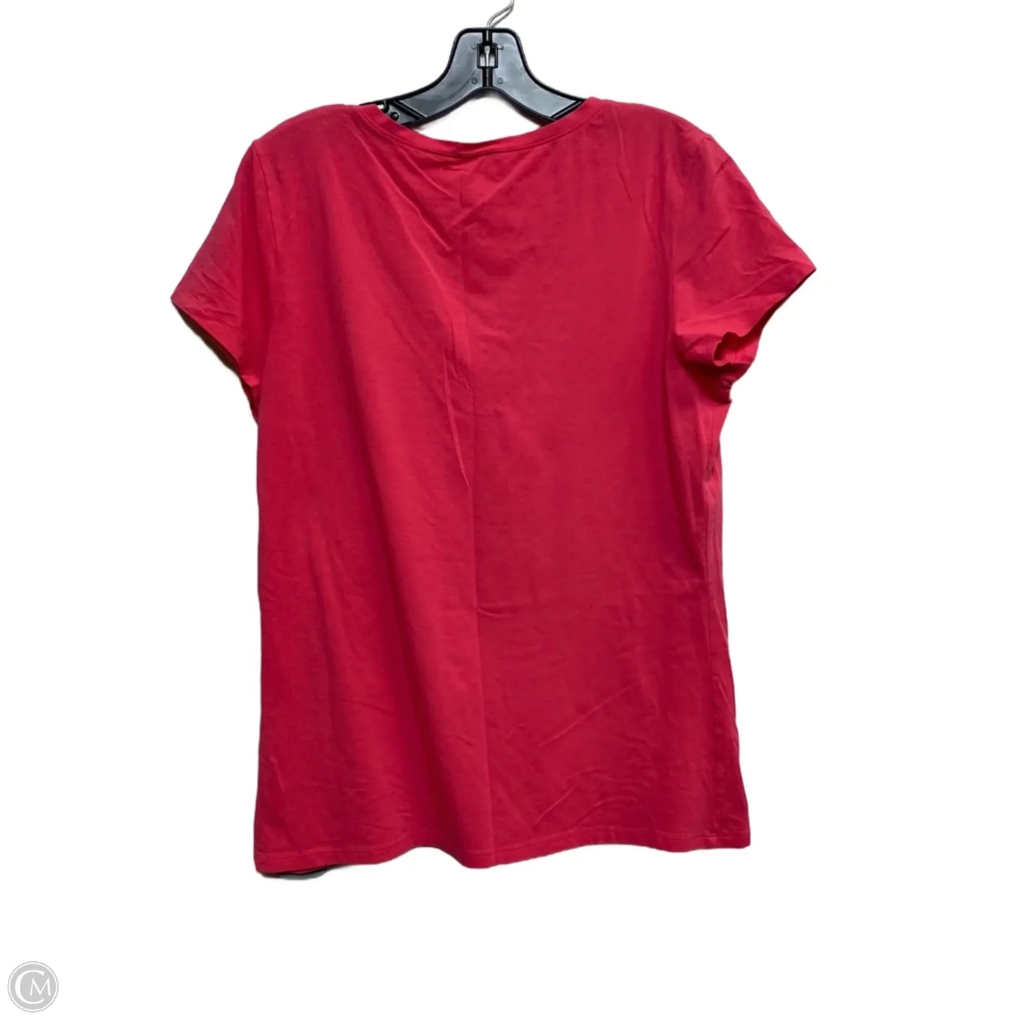 Top Short Sleeve Designer By Lilly Pulitzer In Pink, Size: L