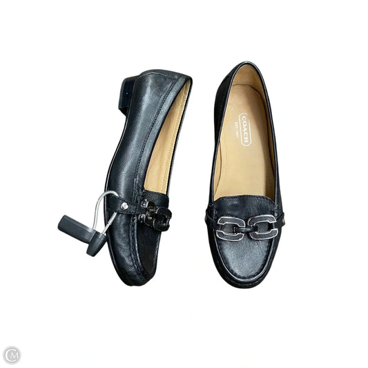 Shoes Designer By Coach In Black, Size: 5.5