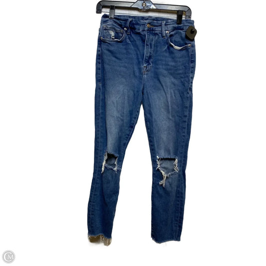 Jeans Designer By Good American In Blue Denim, Size: 10