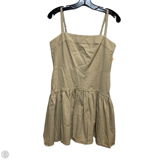 Dress Casual Short By Abercrombie And Fitch In Tan, Size: M