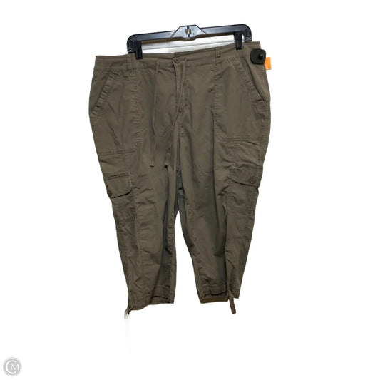 Capris By St Johns Bay In Brown, Size: 20