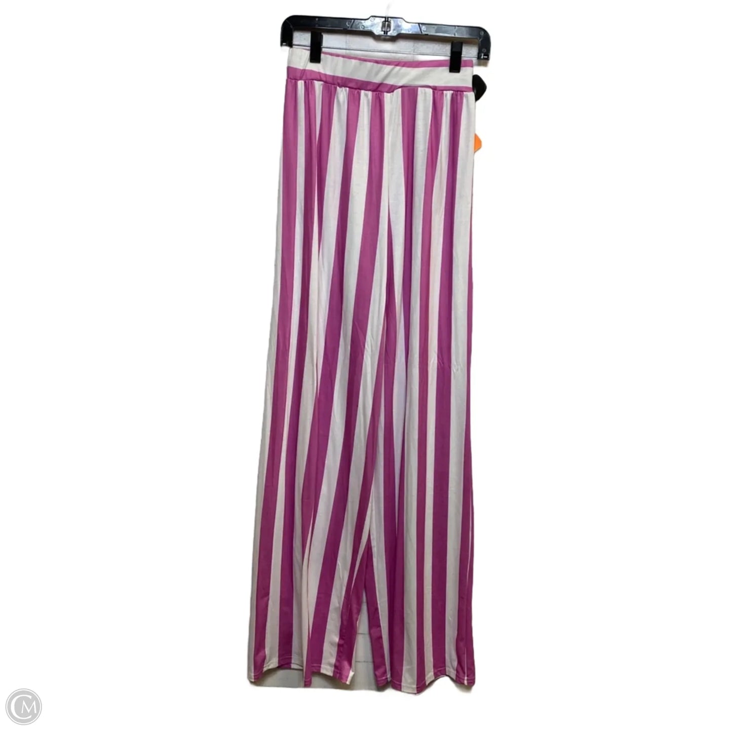 Pants Wide Leg By Cmf In Purple & White, Size: S