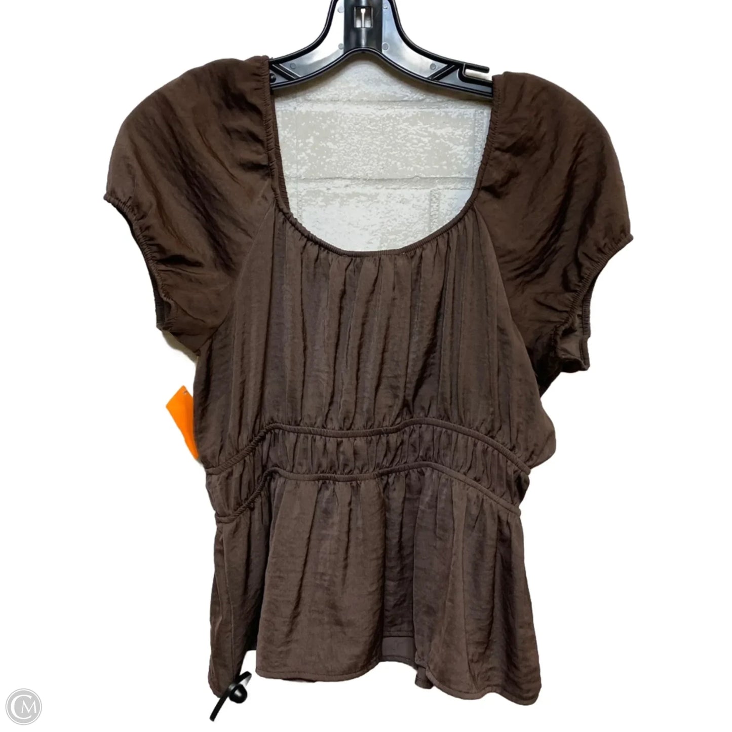 Top Sleeveless By Pink Rose In Brown, Size: M