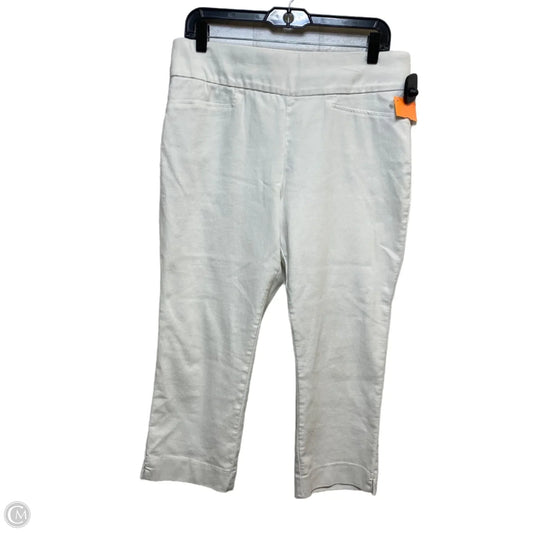 Capris By St Johns Bay In White, Size: 10
