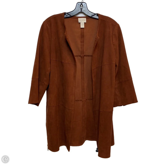 Blazer By Chicos In Brown, Size: M