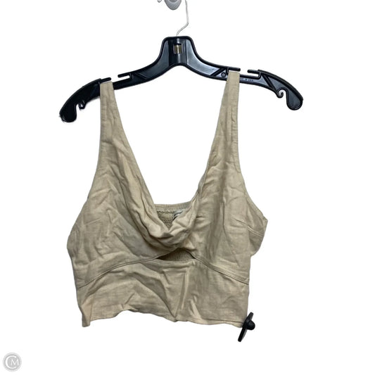 Top Sleeveless By Abercrombie And Fitch In Tan, Size: L