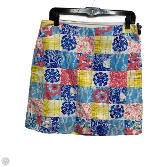 Skirt Designer By Lilly Pulitzer In Blue & Pink, Size: M