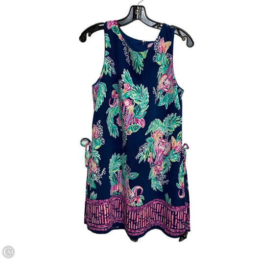 Romper Designer By Lilly Pulitzer In Blue & Green, Size: M