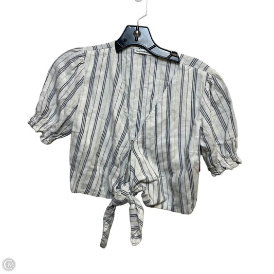 Top Short Sleeve By Abercrombie And Fitch In White, Size: Xs