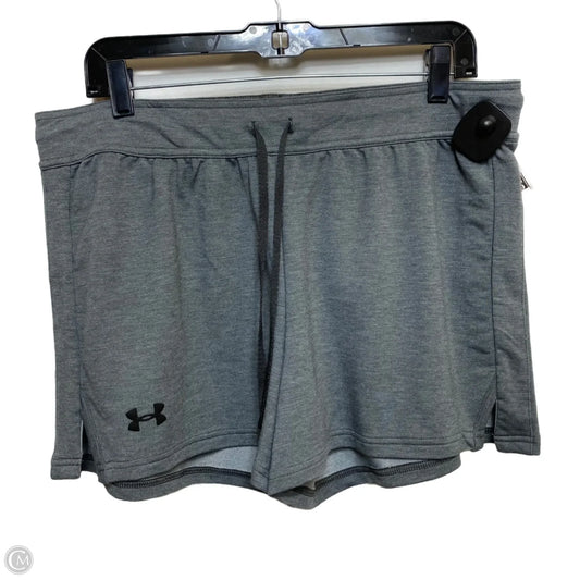 Athletic Shorts By Under Armour In Grey, Size: L