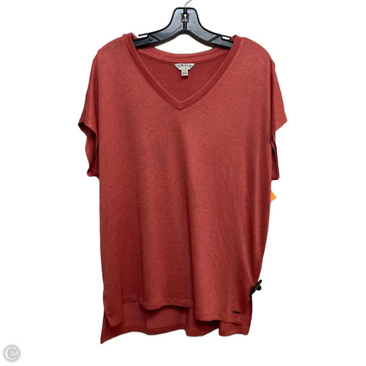 Top Short Sleeve Basic By Orvis In Red, Size: L