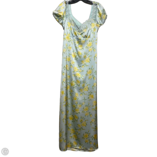 Dress Casual Maxi By Altard State In Green & Yellow, Size: Xl