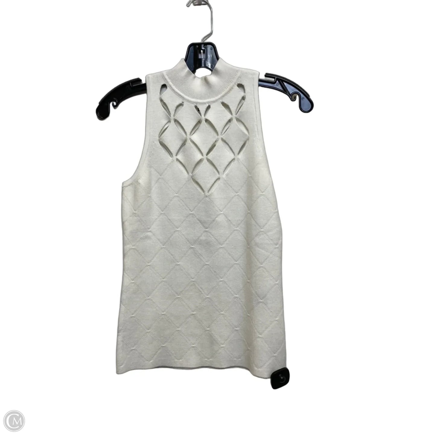 Top Sleeveless By White House Black Market In Cream, Size: Xs