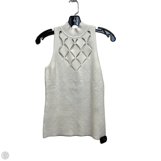 Top Sleeveless By White House Black Market In Cream, Size: Xs