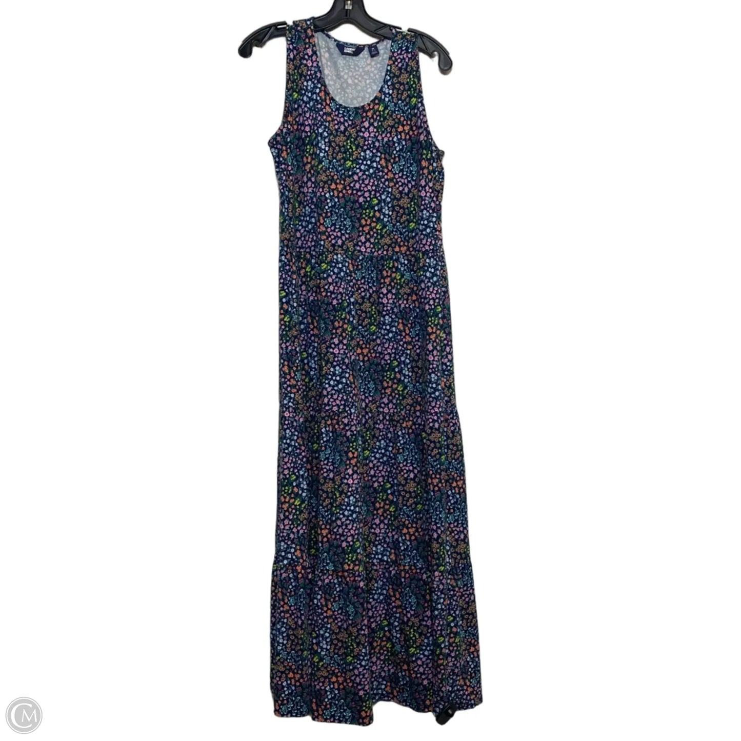 Dress Casual Maxi By Lands End In Navy, Size: M