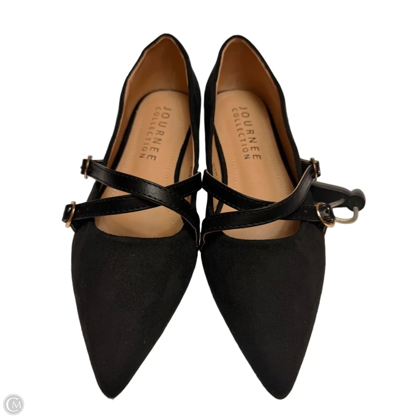 Shoes Flats By Journee In Black, Size: 6