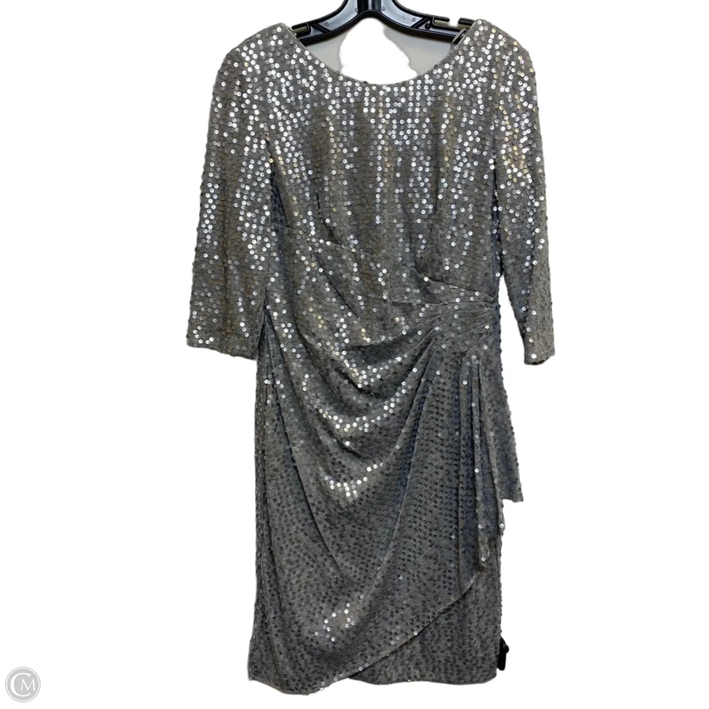 Dress Party Short By Alex Evenings In Grey, Size: M
