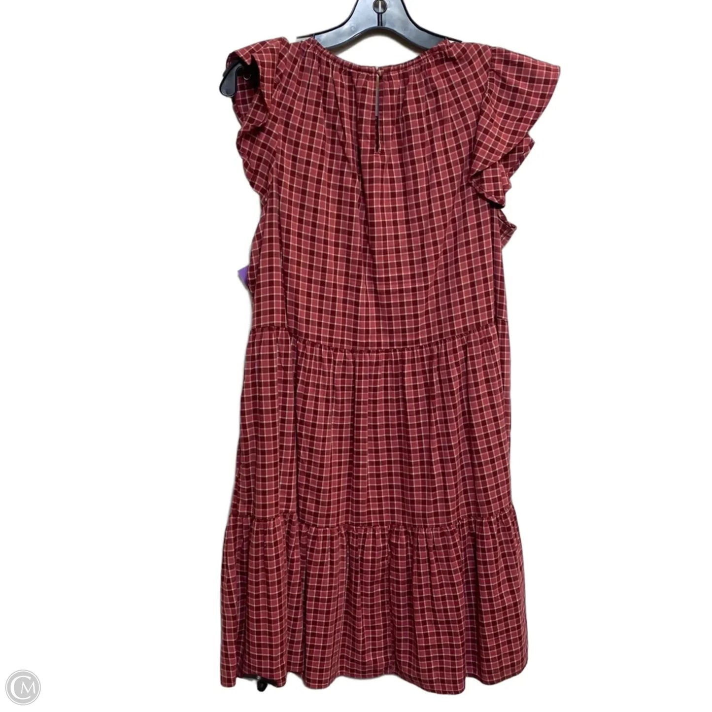 Dress Casual Short By Time And Tru In Red, Size: M
