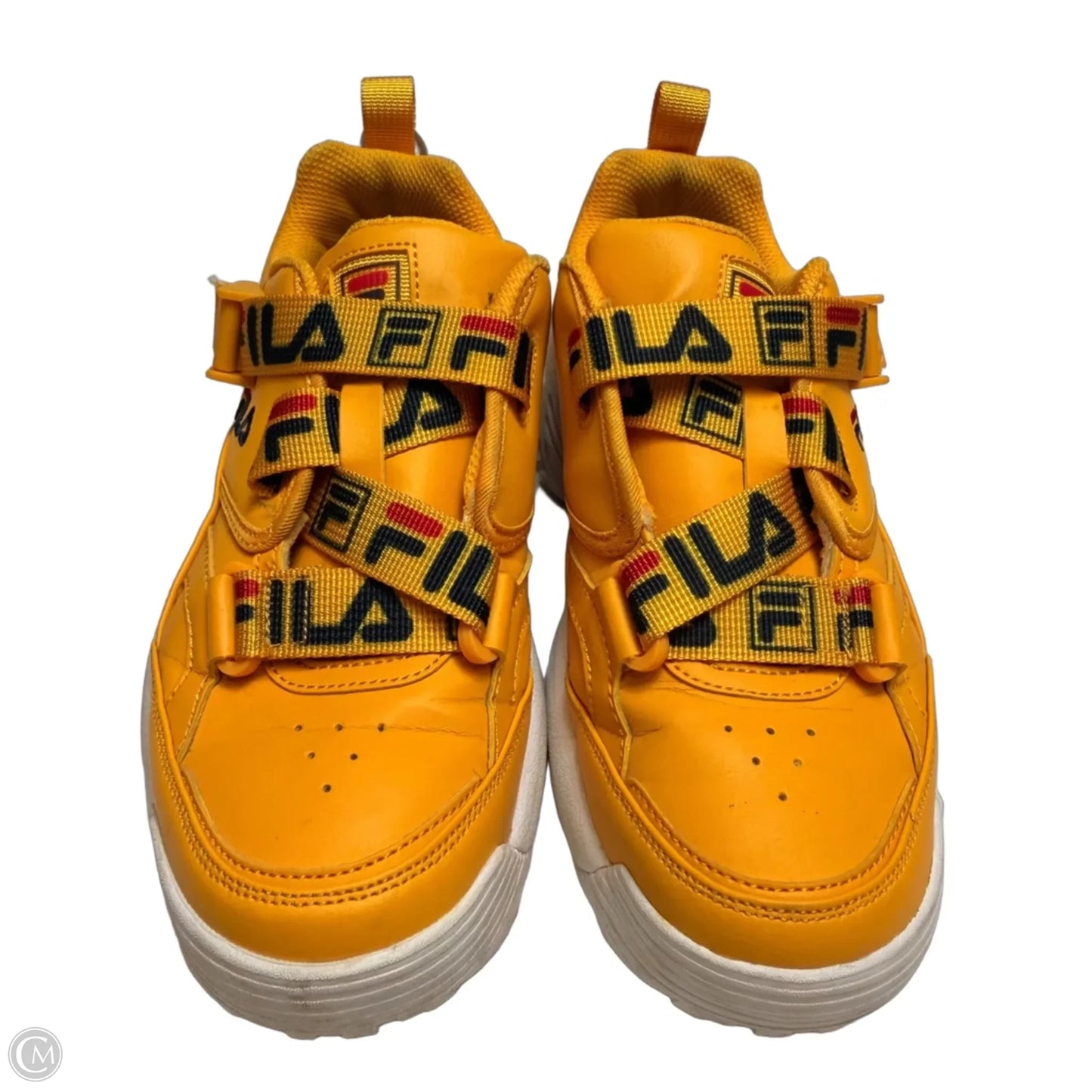 Shoes Athletic By Fila In Yellow, Size: 7.5
