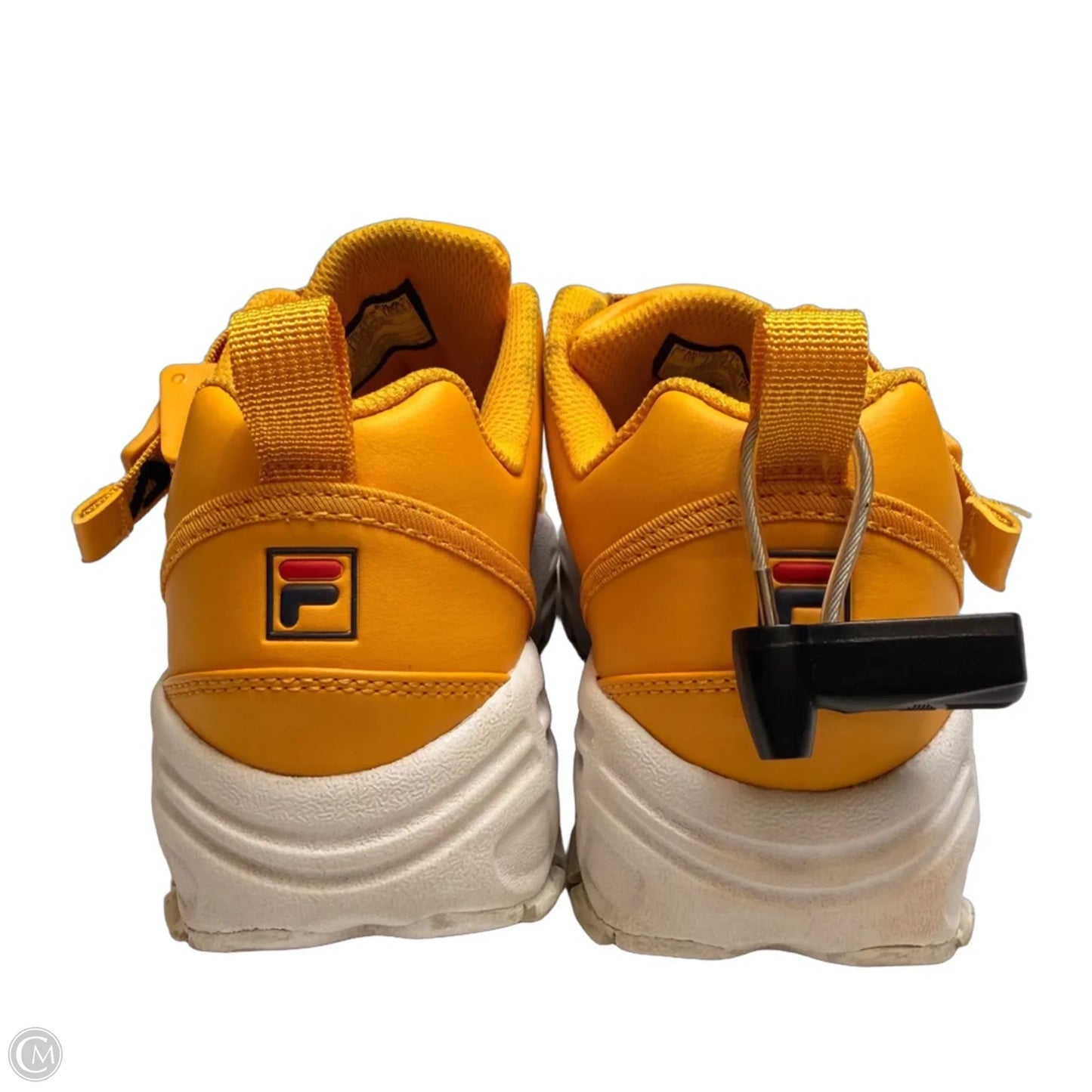 Shoes Athletic By Fila In Yellow, Size: 7.5