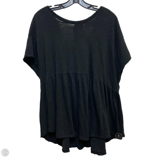 Top Short Sleeve By American Eagle In Black, Size: Xl