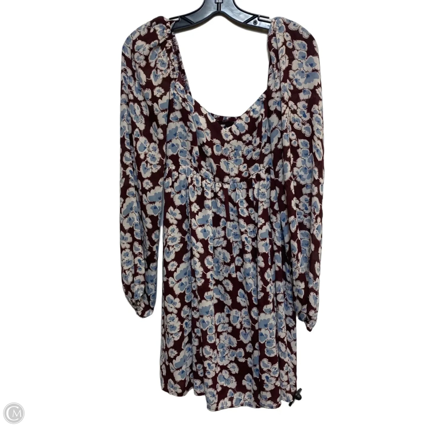 Dress Casual Short By Abercrombie And Fitch In Cream & Red, Size: M